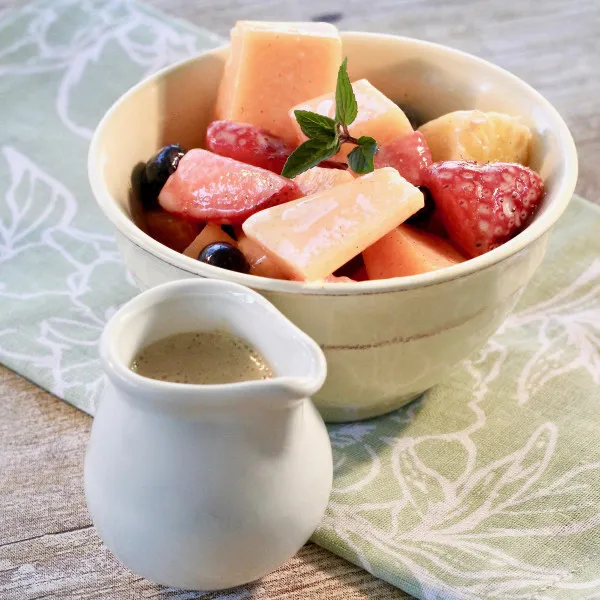 receta Vinaigrette sucrée aux fruits