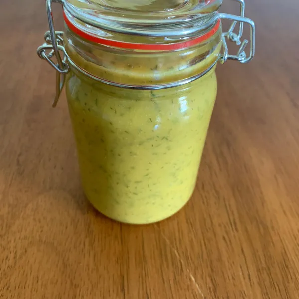 receta Vinaigrette au miel et à la moutarde I