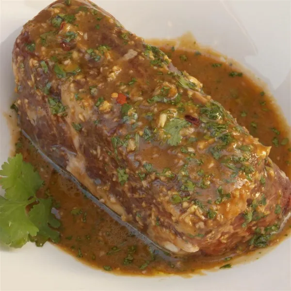 recetas Adobo De Bistec Con Cilantro