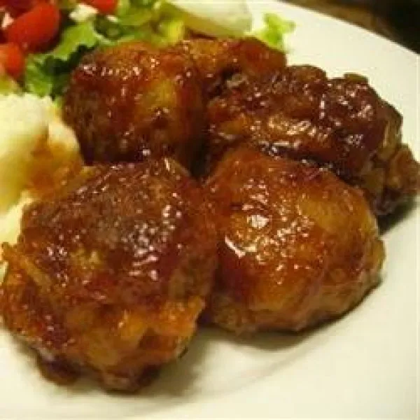 receta Boulettes de viande BBQ