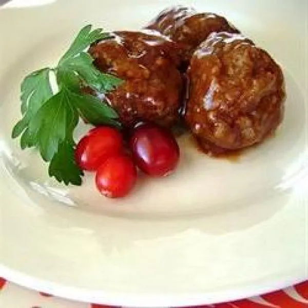 receta Boulettes de viande aux bleuets