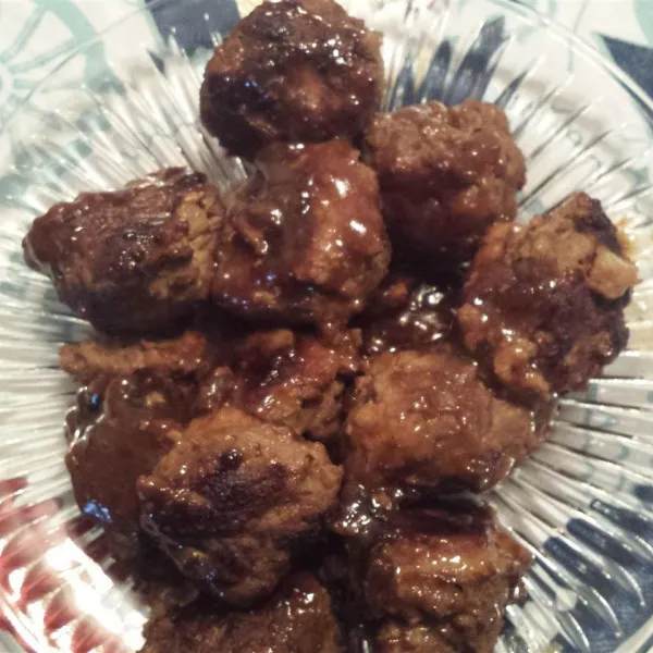 receta Boulettes de viande aux pépins de pomme Johnny