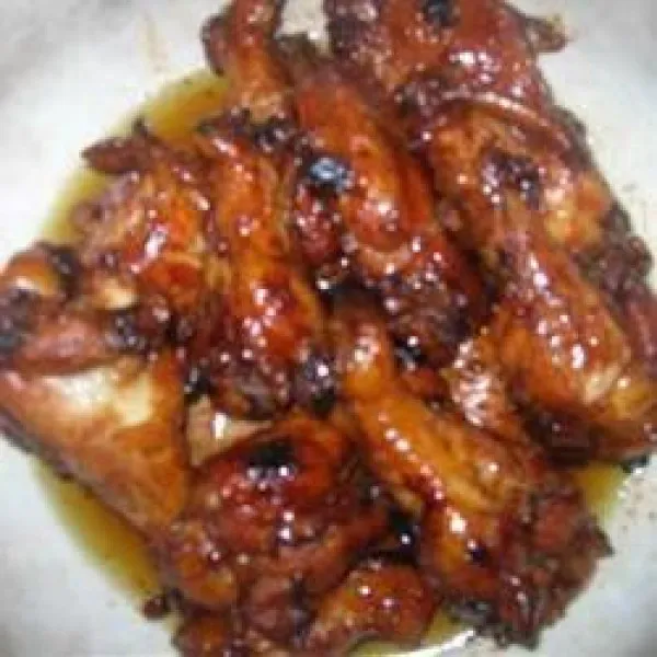 receta Ailes de poulet à l'huile de sésame