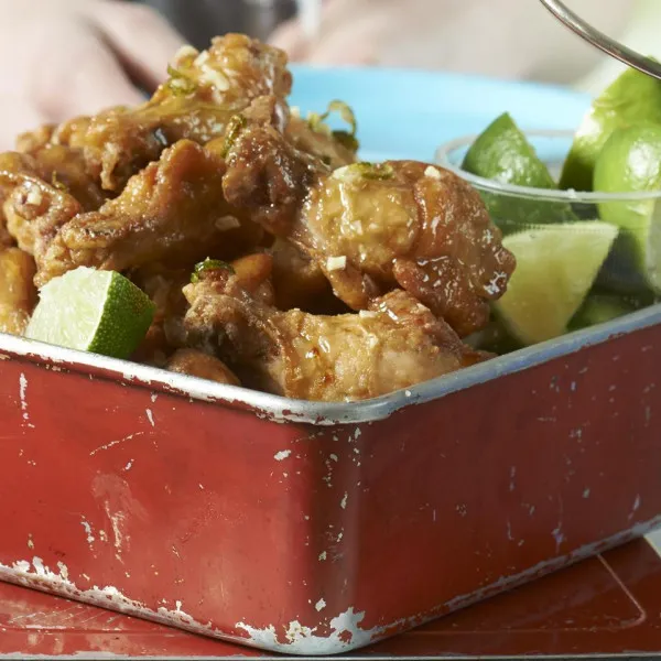 recette Ailes de poulet au miel et à la lime