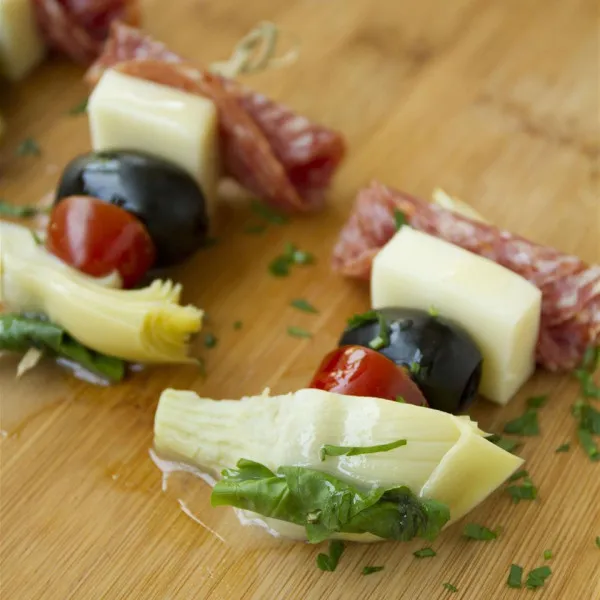 receta Antipasto En Un Palo