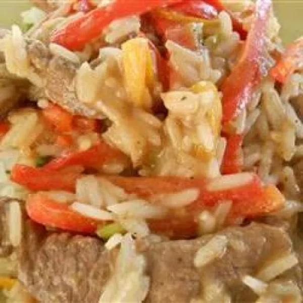 recetas Arroz A La Pimienta Y Confeti De Ternera