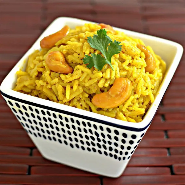 recetas Arroz Al Curry Con Coco Y Anacardos