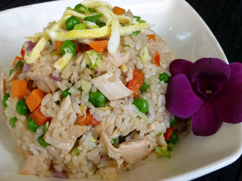 receta Chinese Rice With Fried Chicken II