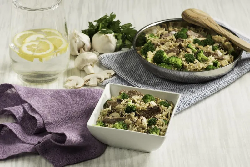 recetas Arroz Con Brócoli Y Carne Salada