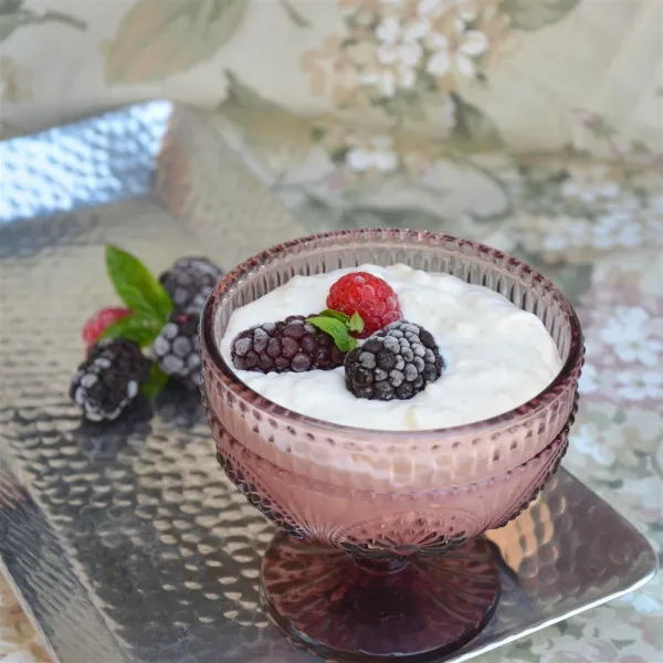 recetas Arroz Con Leche Frio Con Moras (Arroz Con Leche Frio Con Moras)