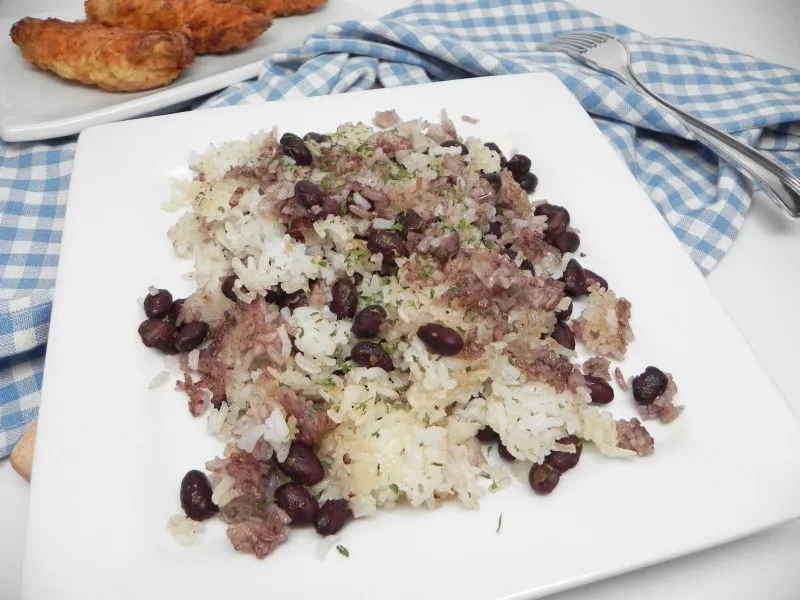 receta Fried Rice & Beans (Gallo Pinto)