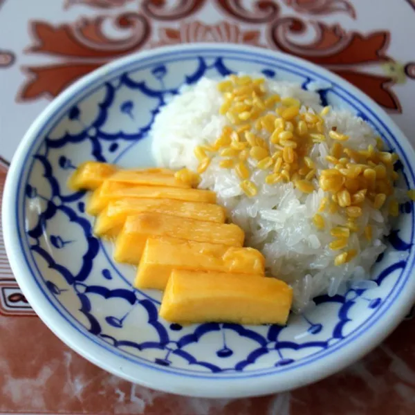 receta Riz moelleux à la mangue raffiné sans sucre r