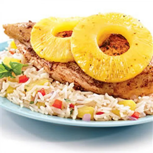 recetas Arroz Y Pollo Especiado Con Piña