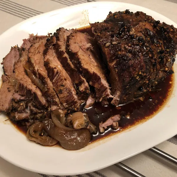 receta Rôti de porc mariné