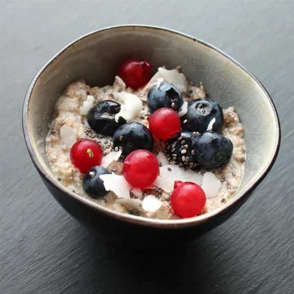 receta Avena De Trigo Sarraceno Durante La Noche