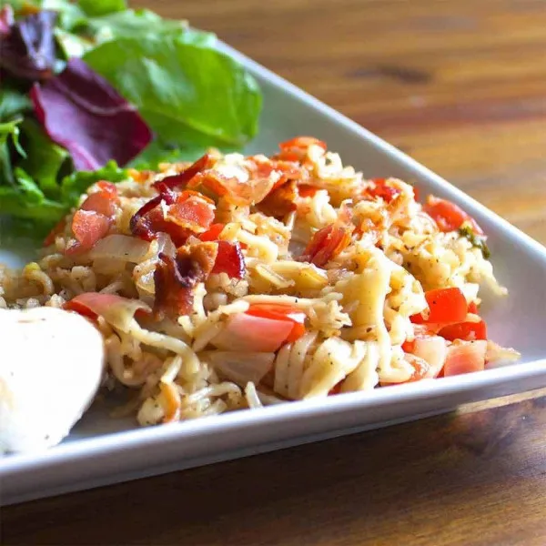 recetas Bacon, Arroz Y Fideos Pilaf