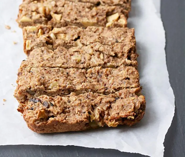 receta Barres de petit-déjeuner à l'avoine grillée et aux pommes