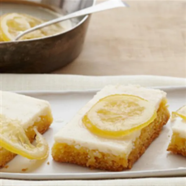 receta Barres au citron Sunshine