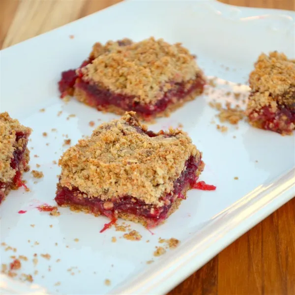 recetas Barras De Mermelada De Arándanos