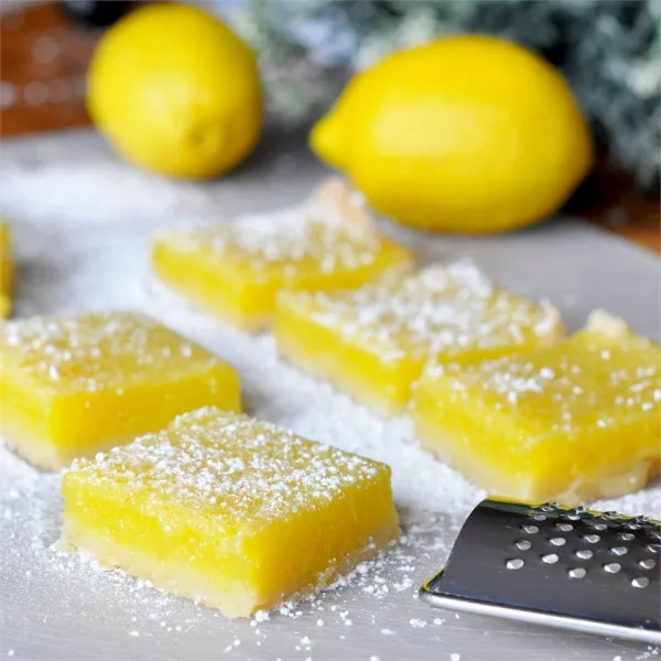 receta Barres de tarte au citron