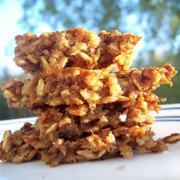 receta Banana Oat Bars