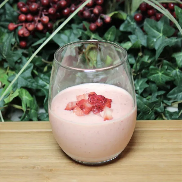 receta Smoothie crémeux à la fraise et à l'ananas