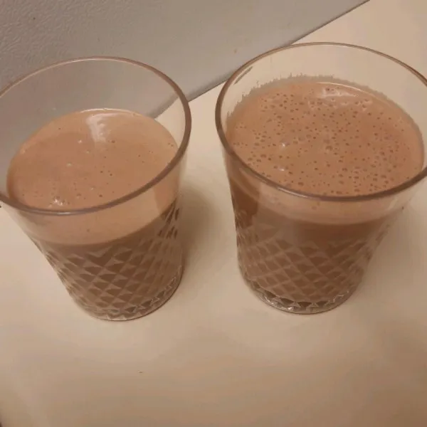 receta Smoothie chocolat-cacahuète-banane