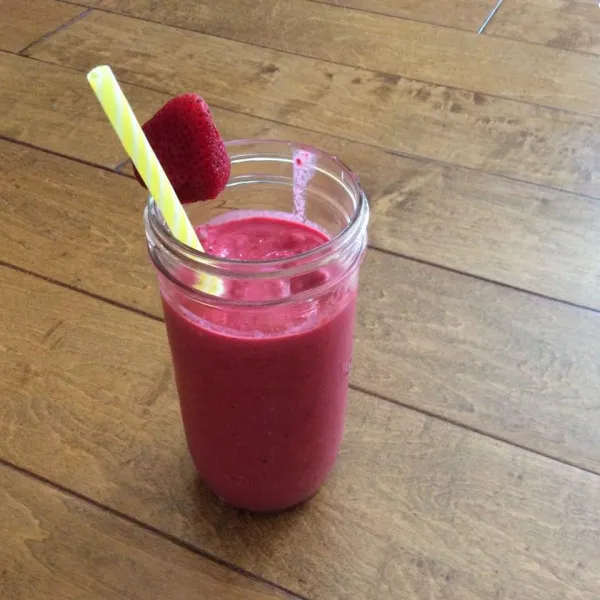 receta Smoothie aux fraises de grand-mère