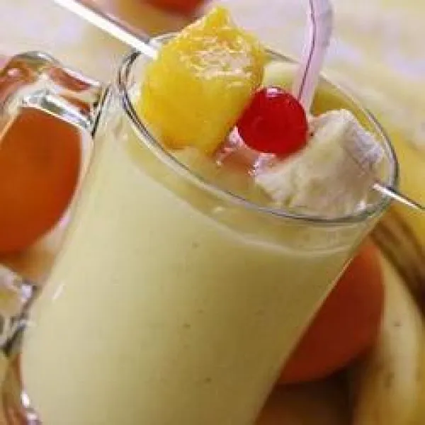 receta Smoothie à la mangue et à la banane