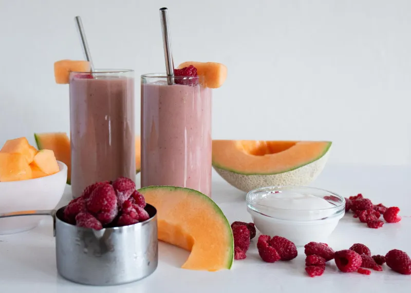 receta Smoothie aux baies et au melon