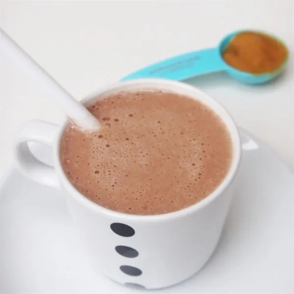 receta Batido De Proteína De Mantequilla De Maní Y Chocolate Y Plátano