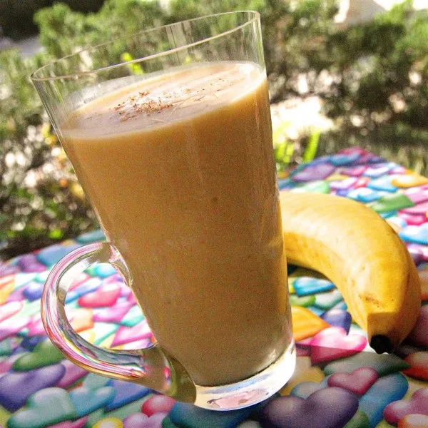 receta Smoothie épais et crémeux au yaourt à la banane