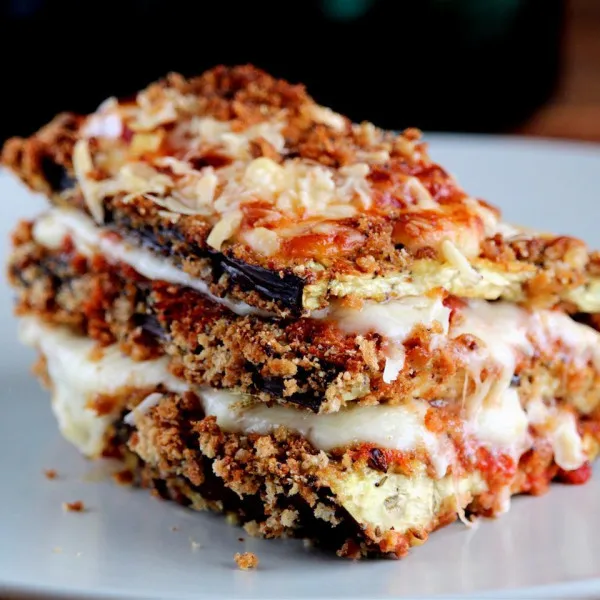 receta Aubergine Parmesan - Sans Gluten