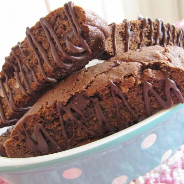receta Double Chocolate Biscotti