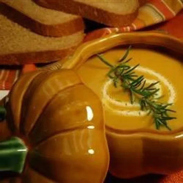 receta Bisque de courge musquée