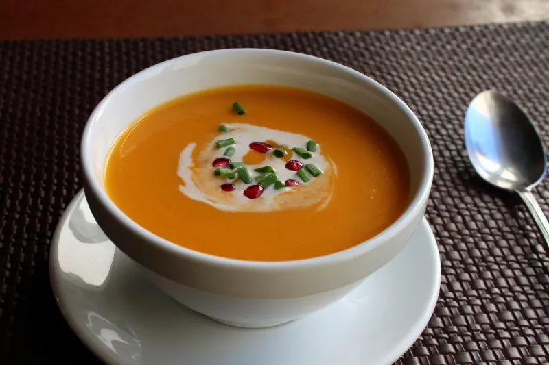 receta Bisque aux pacanes du chef John