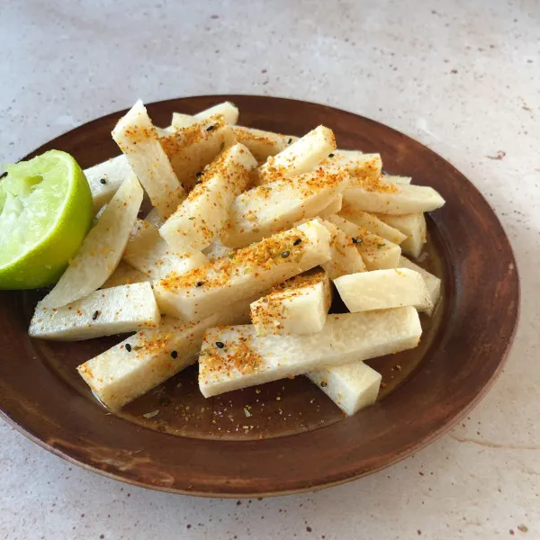 receta Jicama mexicain Snack