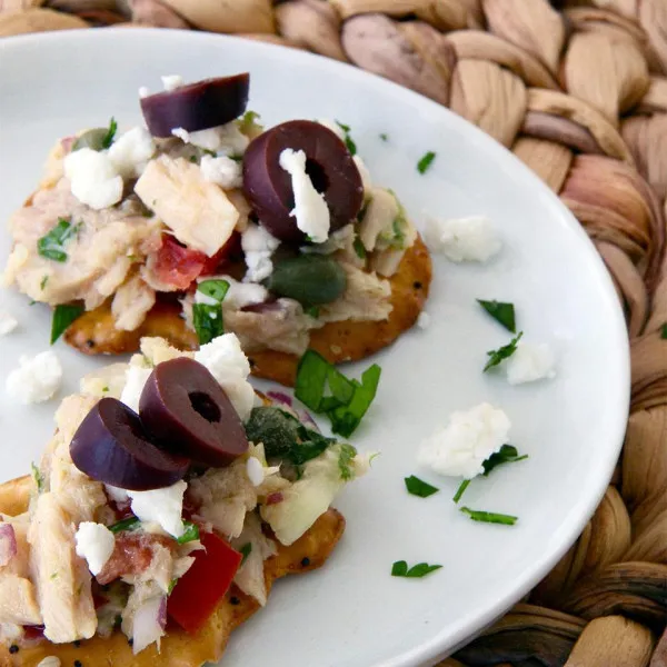 receta Bouchées de thon à la méditerranéenne