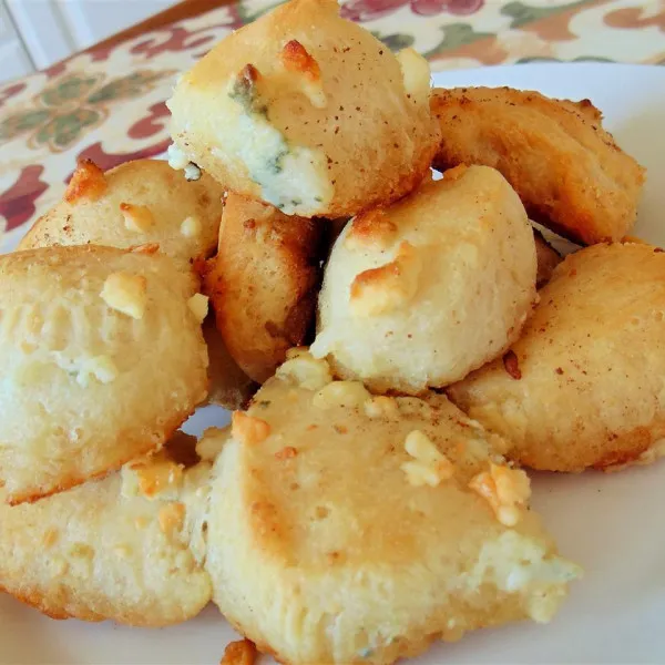 receta Bouchées de craquelins au fromage bleu