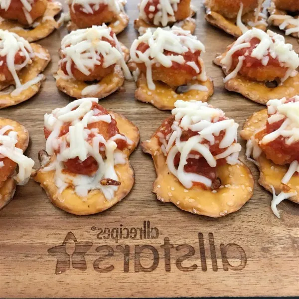 recetas Bocaditos De Pollo Parmesano Pretzel