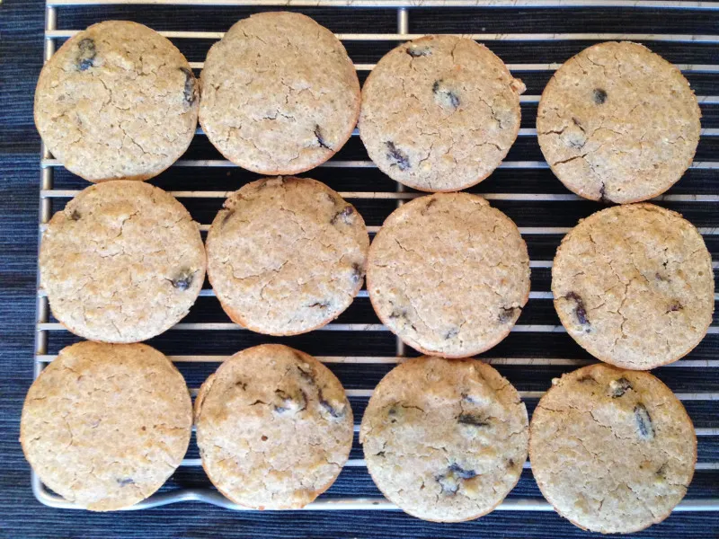 receta Bouchées déjeuner au quinoa et aux raisins secs