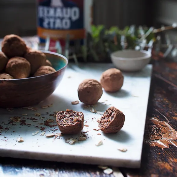 recetas Bocaditos Energéticos De Chocolate Negro Y Menta