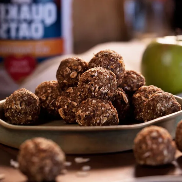 recetas Bocaditos Energéticos De Manzana, Canela Y Nuez