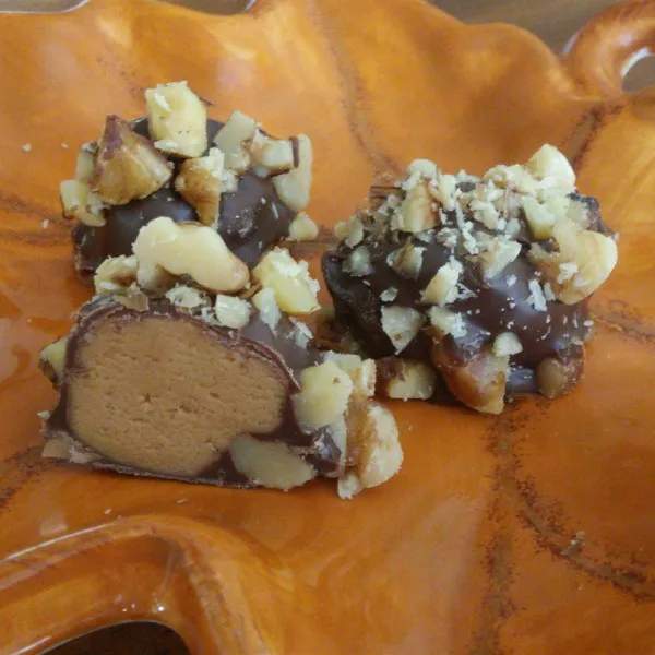 receta Bolas De Chocolate Con Nueces