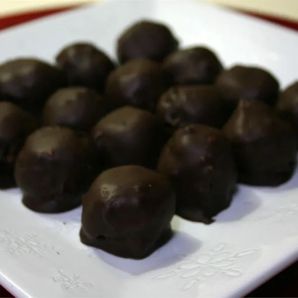 receta Boules de chocolat