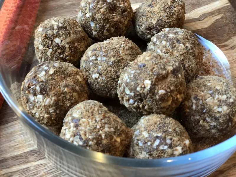 receta Boules de pain d'Ã©pice vÃ©gÃ©taliennes crues