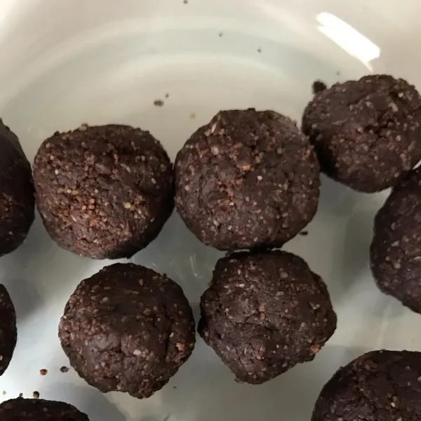 receta Healthy Energy Balls From Chocolate