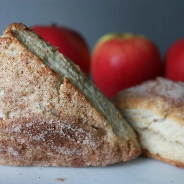 receta Scones aux pommes