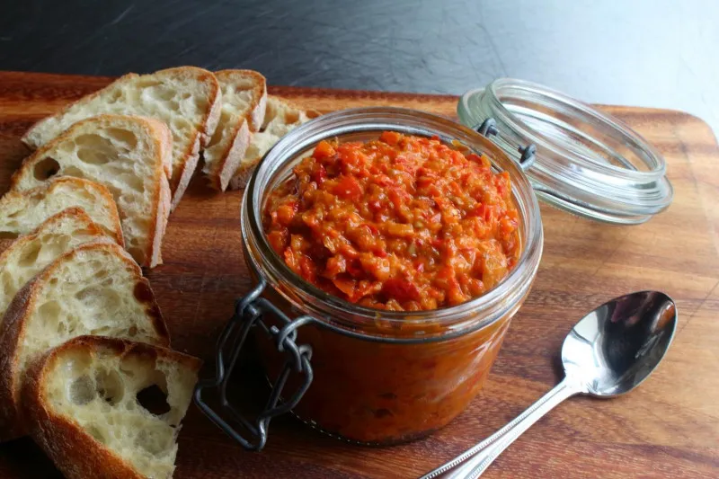 receta Bomba Calabrese (tartinade de piment calabrais)