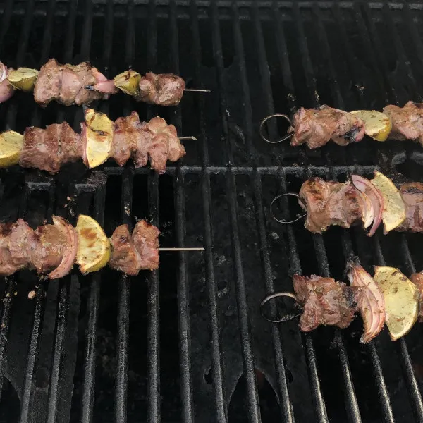recetas Brochetas De Carne Al Mojo